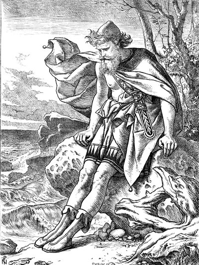 Ulises en Ogygia, 1864 de Noel Paton
