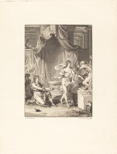 Pigmalión de Noël Le Mire after Jean Michel Moreau
