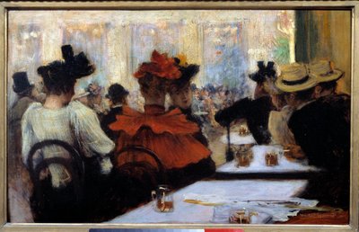 En el café concierto de Norbert Goeneutte