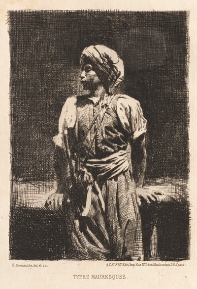 Tipos moriscos de Norbert Goeneutte