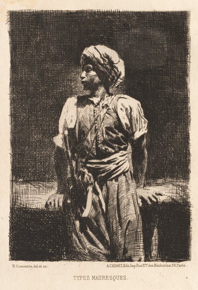 Tipos Mauresques, 1875 de Norbert Goeneutte