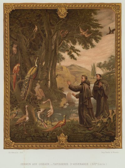 San Francisco de Asís predicando a los pájaros de Nordmann (after)