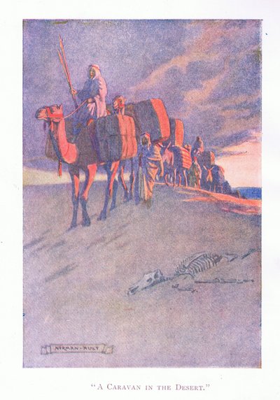 Una caravana en el desierto de Norman Ault