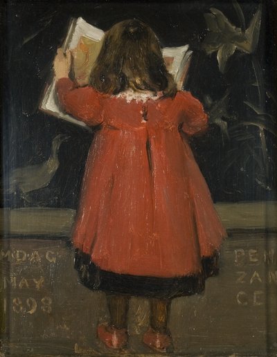 Retrato de la hija del artista, Alethea Garstin de Norman Garstin