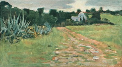 Casa y campo de los santos, Tánger de Norman Garstin