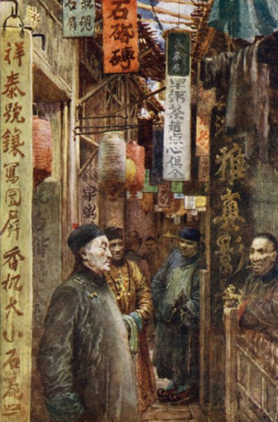 Una calle en Cantón, China de Norman Hardy