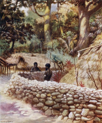 Casa del jefe, Ambryn, Nuevas Hébridas de Norman Hardy