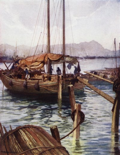 China: Puerto de Hong Kong de Norman Hardy