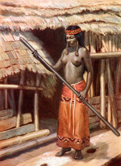 Chica Kenyah-Kayan: Sarawak, Borneo de Norman Hardy