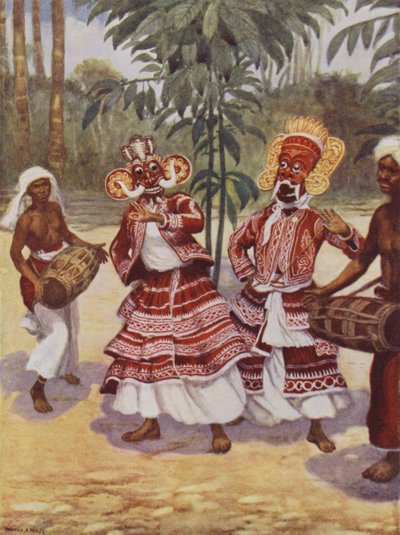 Bailarines demoníacos cingaleses de Norman Hardy