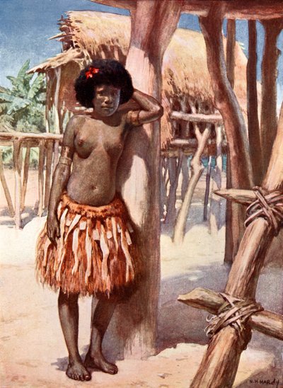 Mujer del distrito de Rigo: Nueva Guinea Británica de Norman Hardy