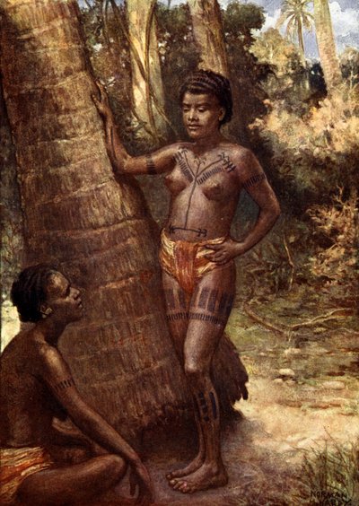 Mujeres de la Isla Rennell (Polinesia) de Norman Hardy