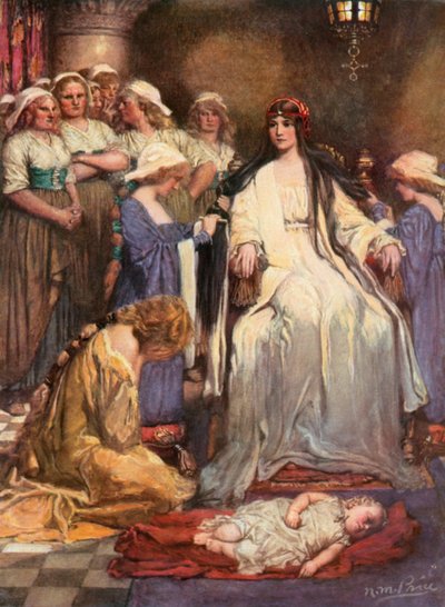 Tennyson, La princesa (litografía en color) de Norman Mills (after) Price
