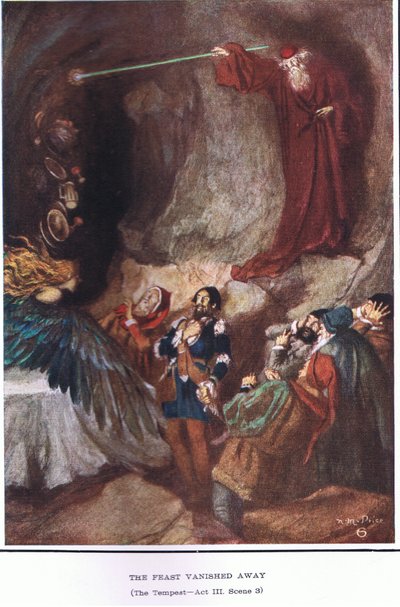La fiesta se desvaneció (la Tempestad) de Norman Mills Price
