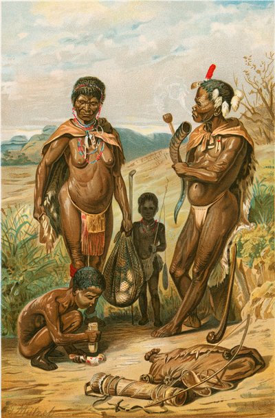 Familia bosquimana de North American