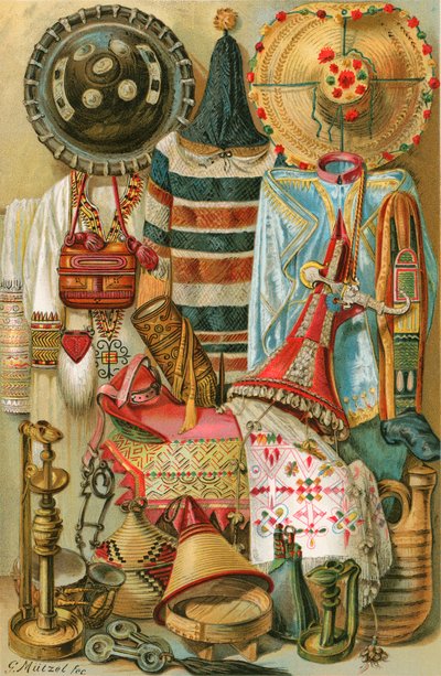 Cultura hamítica: obra de arte norteafricana de North American
