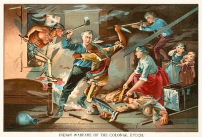 Guerra india de la época colonial de North American