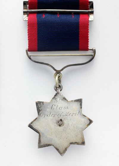Orden del Mérito de la India, División Militar, otorgada a Havildar Biaz, Cuerpo de Guías de la Reina, Fuerza Fronteriza de Punjab de Northern European School