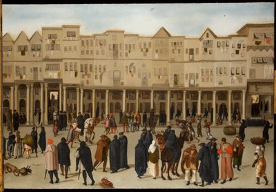 Escena urbana en Lisboa (óleo sobre lienzo) de Northern European School