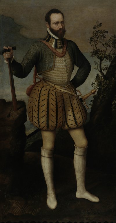 Retrato de un Hombre en Armadura de Northern Italian School