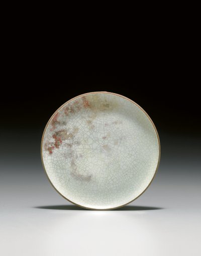 Plato Ruyao raro (cerámica) de Northern Song Dynasty Chinese School