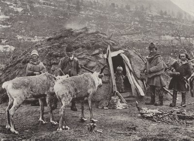 Una familia lapona de Norwegian Photographer