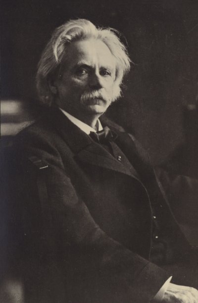 Edvard Grieg, compositor y pianista noruego (1843-1907) de Norwegian Photographer