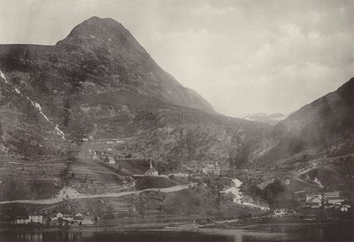 Merok, Geiranger (fotografía b/n) de Norwegian Photographer