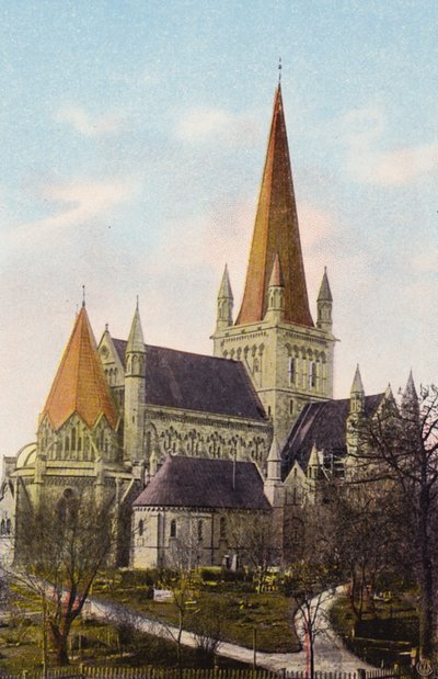 Norge / Noruega: Trondhjems Komkirke (foto en color) de Norwegian Photographer