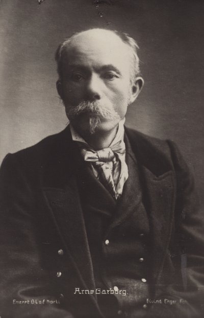 Retrato de Arne Garborg de Norwegian Photographer