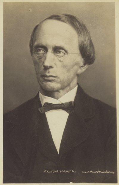Retrato de Halfdan Kjerulf de Norwegian Photographer