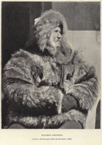 Retrato de Hjalmar Johansen de Norwegian Photographer