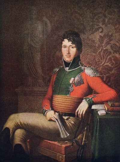 Cristián VIII, Rey de Dinamarca, de Eidsvoll 1814, publicado en 1914 de Norwegian School