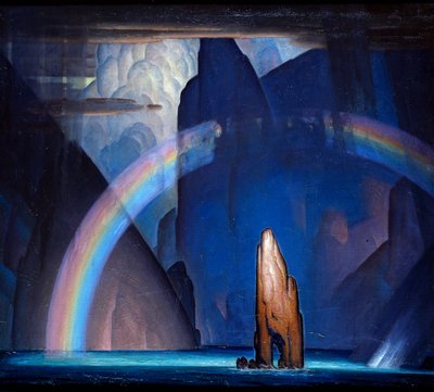 Aislamiento, c.1930-35 (óleo sobre lienzo) de Norwood MacGilvary