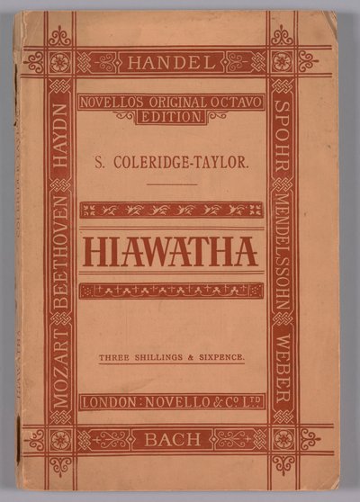 El canto de Hiawatha Op.30, 1900 de Novello and Company