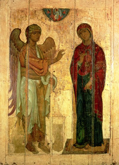 La Anunciación de Ustiug, c.1130-40 de Novgorod School