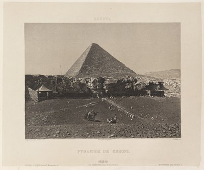 Egipto. Pirámide de Keops de Nöel Marie Paymal Lerebours
