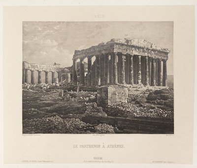Grecia. El Partenón de Atenas de Nöel Marie Paymal Lerebours
