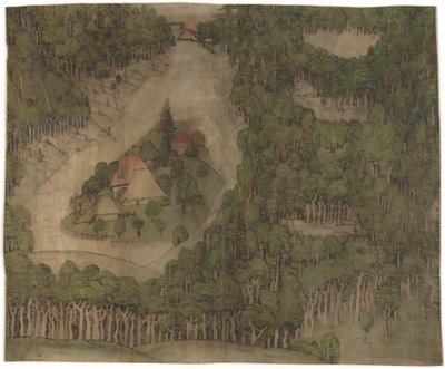 Una granja en un bosque de Nuremberg School