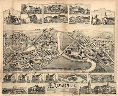 Lonsdale, Rhode Island, 1888. de O.H. Bailey and Co.