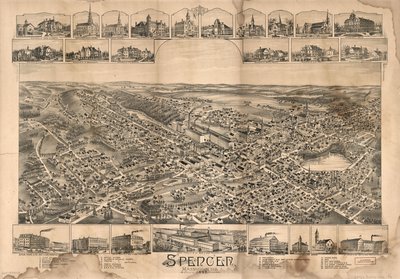 Spencer, Massachusetts, 1892. de O.H. Bailey and Co.