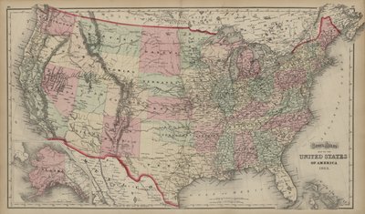 Atlas de Gray de los Estados Unidos de O.W. Gary