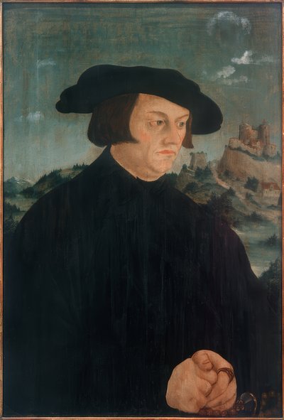 Retrato de un hombre de Oberdeutscher Meister