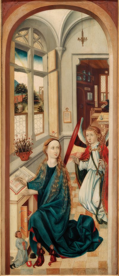 La Anunciación a María de Oberrheinsicher Meister