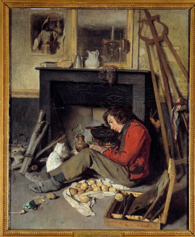 Interior del taller de Octave Tassaert