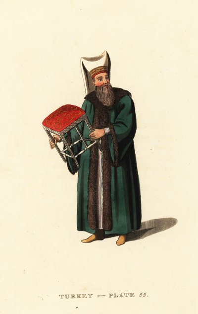 Portaestandarte del Gran Signior, Sultán del Imperio Otomano de Octavian (after) Dalvimart