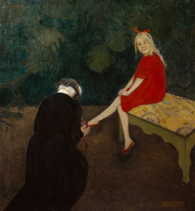 rojo y negro de Oda Krohg