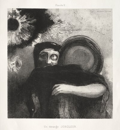 Un malabarista extraño de Odilon Redon