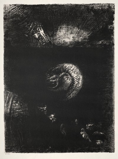 Y surgen todo tipo de criaturas espantosas de Odilon Redon