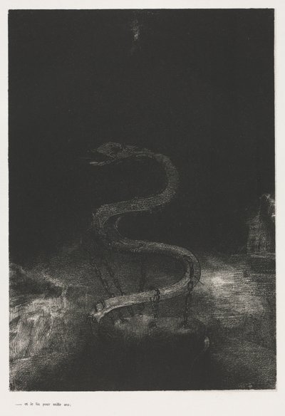 Y lo Ató por Mil Años de Odilon Redon
